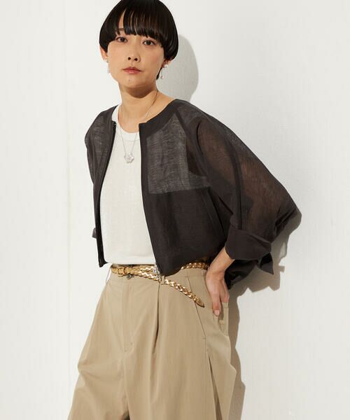 Precious Mild / プレシャスマイルド ブルゾン | 綿麻カラミ ブルゾン | 詳細11