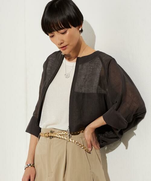 Precious Mild / プレシャスマイルド ブルゾン | 綿麻カラミ ブルゾン | 詳細12
