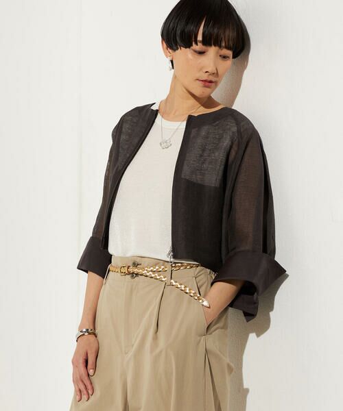 Precious Mild / プレシャスマイルド ブルゾン | 綿麻カラミ ブルゾン | 詳細16