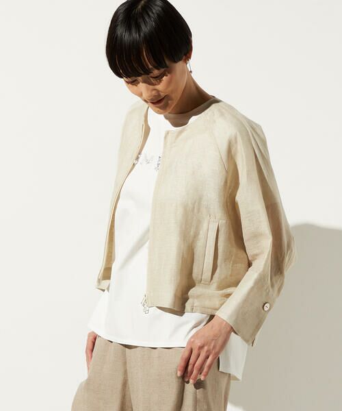 Precious Mild / プレシャスマイルド ブルゾン | 綿麻カラミ ブルゾン | 詳細20