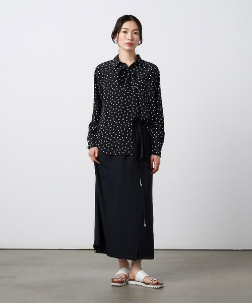Precious Mild / プレシャスマイルド ロング・マキシ丈スカート | ドット リバーシブルスカート | 詳細1