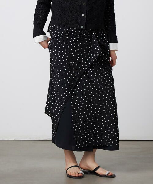 Precious Mild / プレシャスマイルド ロング・マキシ丈スカート | ドット リバーシブルスカート | 詳細10