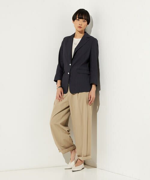 Precious Mild / プレシャスマイルド テーラードジャケット | リネンストレッチ サマーブレザー | 詳細8