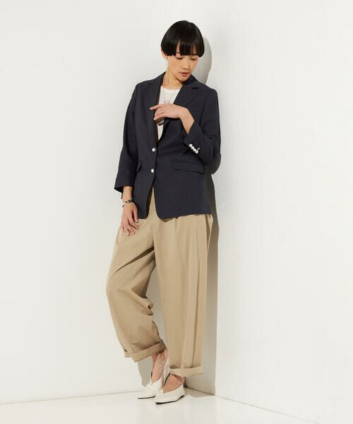 Precious Mild / プレシャスマイルド テーラードジャケット | リネンストレッチ サマーブレザー | 詳細9