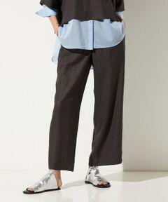 Precious Mild / プレシャスマイルド その他パンツ | 麻調合繊 ワンタックワイドパンツ