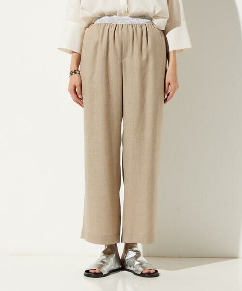 Precious Mild / プレシャスマイルド その他パンツ | 麻調合繊 ワンタックワイドパンツ | 詳細13