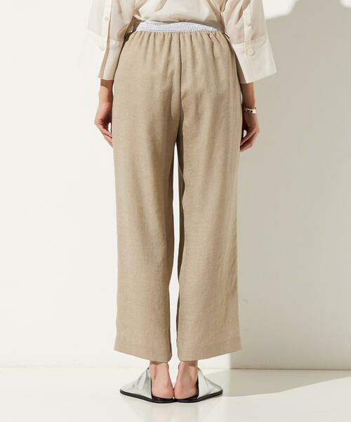 Precious Mild / プレシャスマイルド その他パンツ | 麻調合繊 ワンタックワイドパンツ | 詳細15