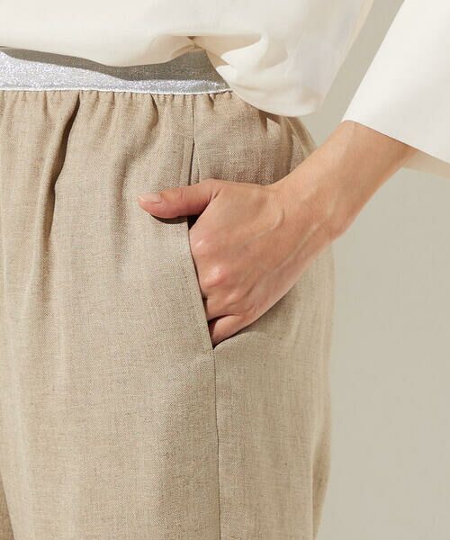 Precious Mild / プレシャスマイルド その他パンツ | 麻調合繊 ワンタックワイドパンツ | 詳細18