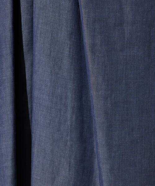 Precious Mild / プレシャスマイルド ロング・マキシ丈スカート | ナチュラルシャンブレー ドレープスカート | 詳細17