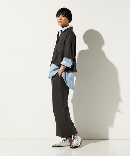 Precious Mild / プレシャスマイルド その他トップス | 麻調合繊 レイヤードポロシャツ | 詳細2