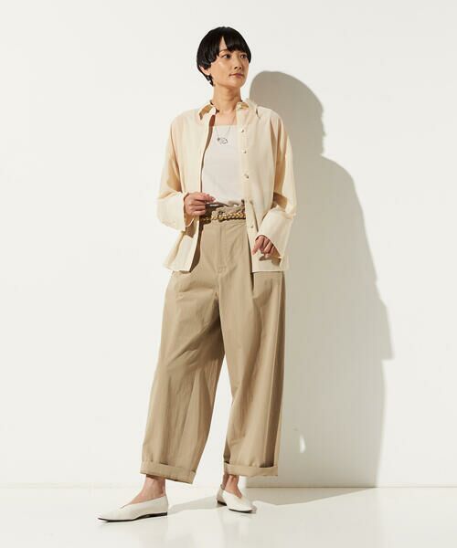 Precious Mild / プレシャスマイルド シャツ・ブラウス | シアーボイル バックツイストシャツ | 詳細1