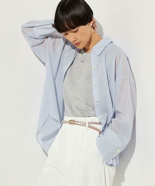 Precious Mild / プレシャスマイルド シャツ・ブラウス | シアーボイル バックツイストシャツ | 詳細16