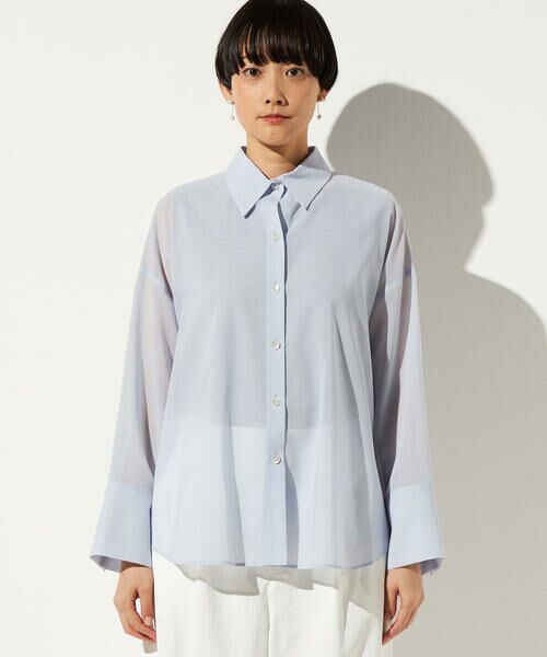 Precious Mild / プレシャスマイルド シャツ・ブラウス | シアーボイル バックツイストシャツ | 詳細20