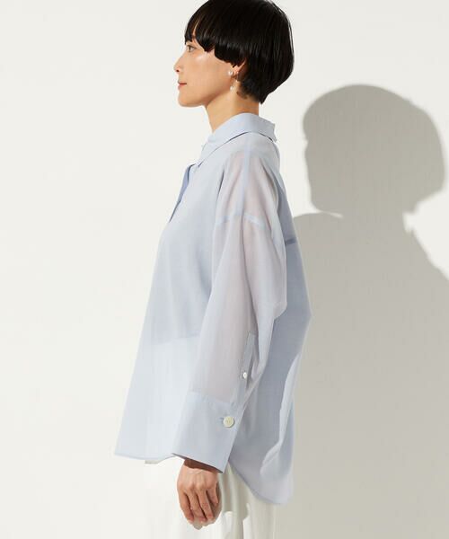 Precious Mild / プレシャスマイルド シャツ・ブラウス | シアーボイル バックツイストシャツ | 詳細21