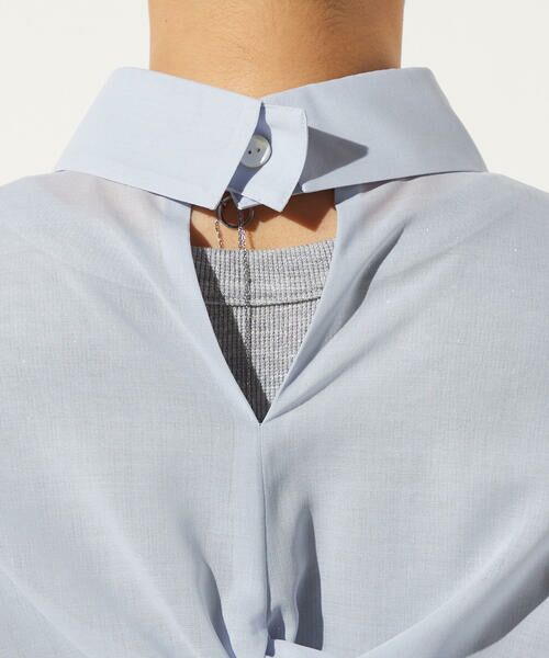 Precious Mild / プレシャスマイルド シャツ・ブラウス | シアーボイル バックツイストシャツ | 詳細24