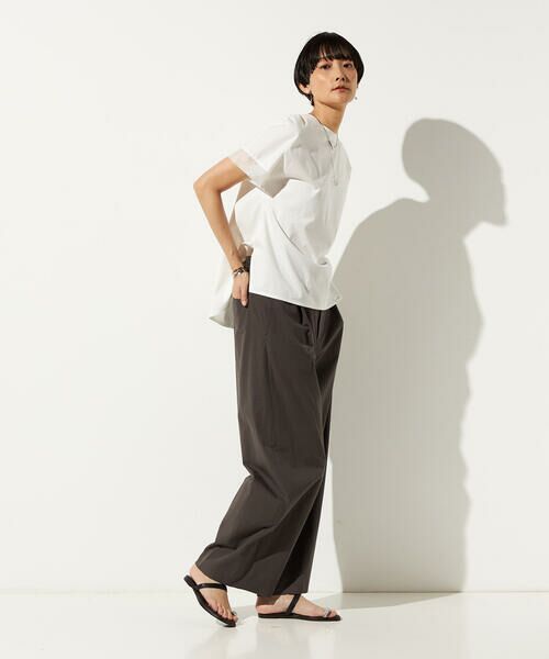 Precious Mild / プレシャスマイルド カットソー | プレーティング天竺 袖シアーTシャツ | 詳細3