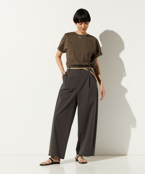 Precious Mild / プレシャスマイルド カットソー | プレーティング天竺 袖シアーTシャツ | 詳細8