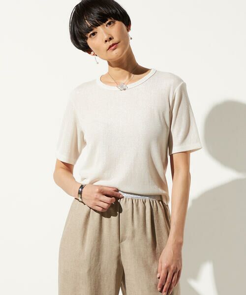 Precious Mild / プレシャスマイルド カットソー | ラメテレコ Tシャツ | 詳細3