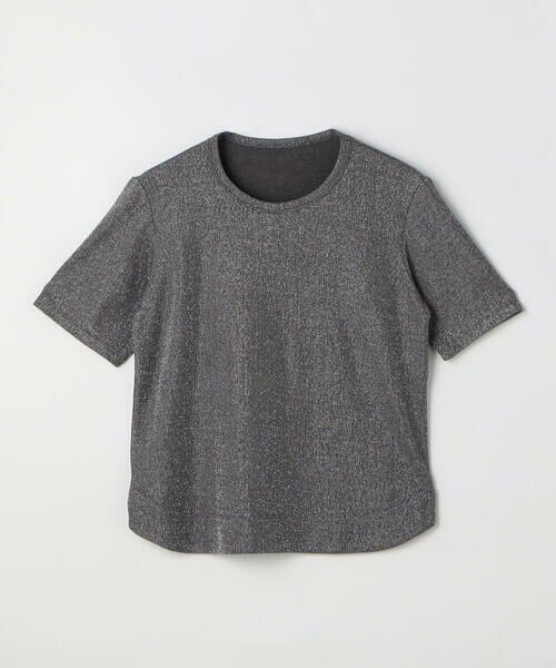 Precious Mild / プレシャスマイルド カットソー | ラメテレコ Tシャツ(08:チャコール)