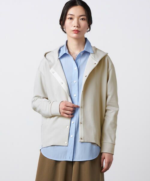 Precious Mild / プレシャスマイルド パーカー | ベアダンボール フード付きパーカー（03:ライトグレー）