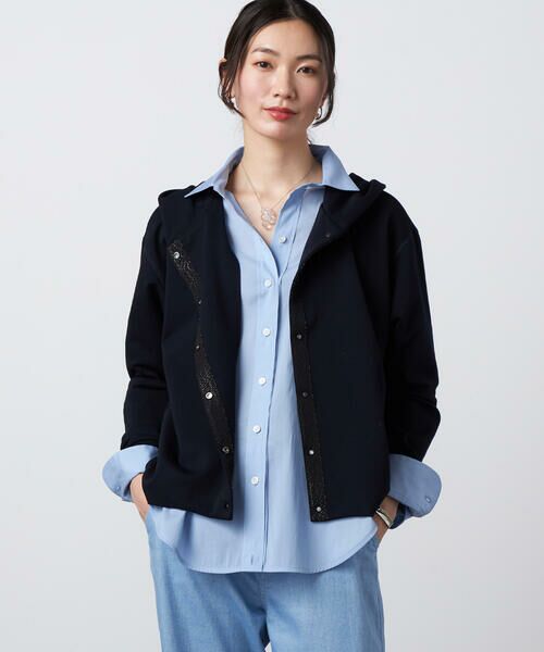 Precious Mild / プレシャスマイルド パーカー | ベアダンボール フード付きパーカー（09:ネイビー）