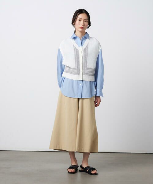 Precious Mild / プレシャスマイルド ニット・セーター | ペーパーヤーン メッシュベスト | 詳細1