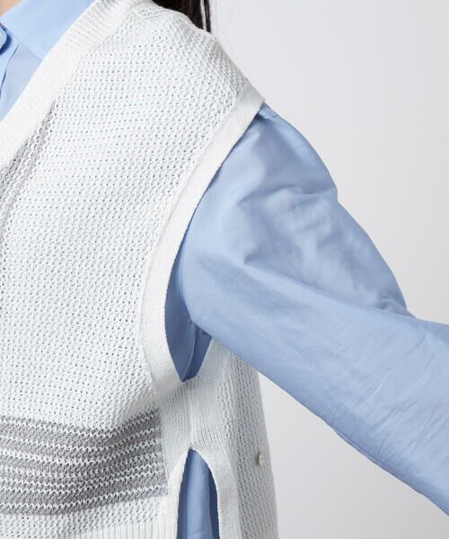 Precious Mild / プレシャスマイルド ニット・セーター | ペーパーヤーン メッシュベスト | 詳細11