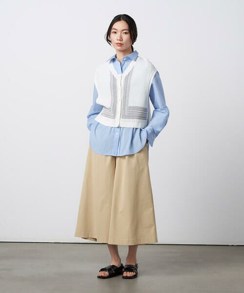 Precious Mild / プレシャスマイルド ニット・セーター | ペーパーヤーン メッシュベスト | 詳細2