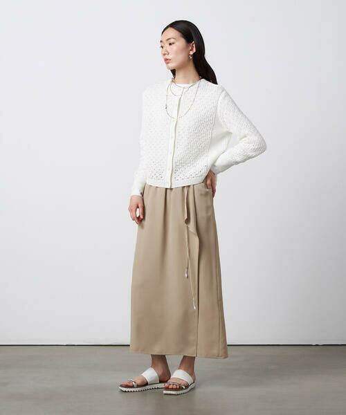 Precious Mild / プレシャスマイルド カーディガン・ボレロ | ペーパーヤーン メッシュカーディガン | 詳細1