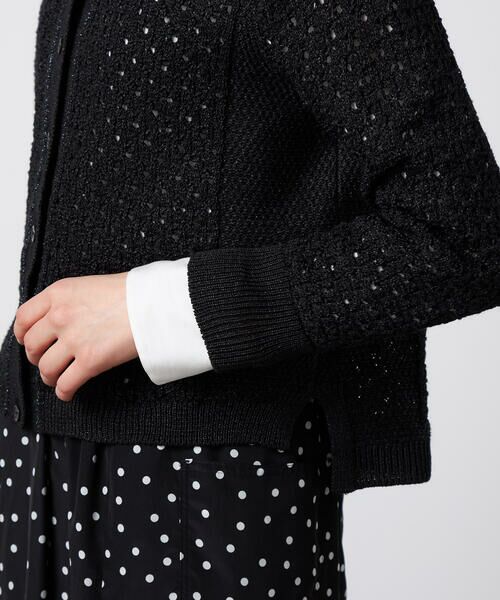 Precious Mild / プレシャスマイルド カーディガン・ボレロ | ペーパーヤーン メッシュカーディガン | 詳細15