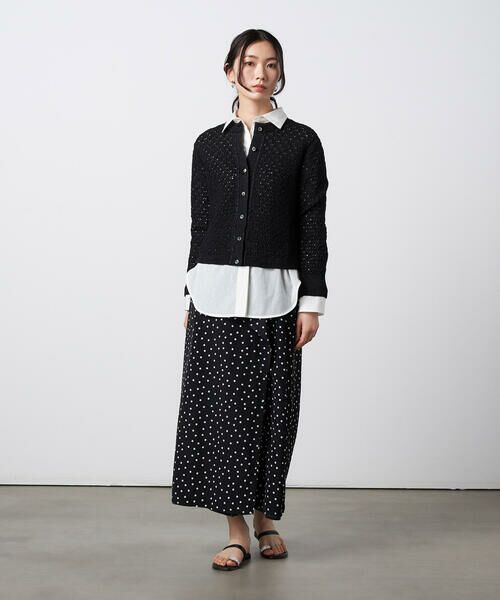 Precious Mild / プレシャスマイルド カーディガン・ボレロ | ペーパーヤーン メッシュカーディガン | 詳細7