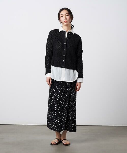 Precious Mild / プレシャスマイルド カーディガン・ボレロ | ペーパーヤーン メッシュカーディガン | 詳細8