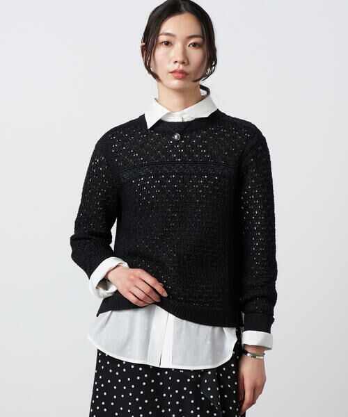 Precious Mild / プレシャスマイルド カーディガン・ボレロ | ペーパーヤーン メッシュカーディガン | 詳細11