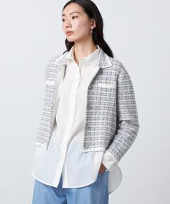 Precious Mild / プレシャスマイルド カーディガン・ボレロ | ツイードニット ジャケット