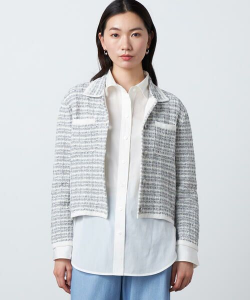 Precious Mild / プレシャスマイルド カーディガン・ボレロ | ツイードニット ジャケット | 詳細3