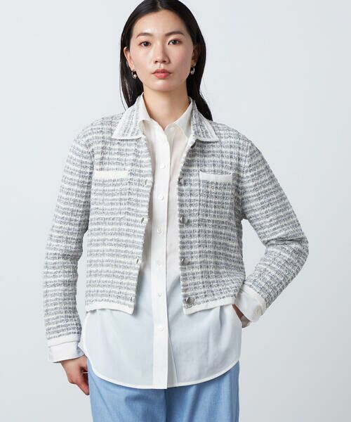 Precious Mild / プレシャスマイルド カーディガン・ボレロ | ツイードニット ジャケット | 詳細4