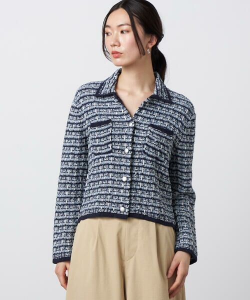 Precious Mild / プレシャスマイルド カーディガン・ボレロ | ツイードニット ジャケット | 詳細13