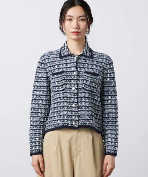 Precious Mild / プレシャスマイルド カーディガン・ボレロ | ツイードニット ジャケット | 詳細18