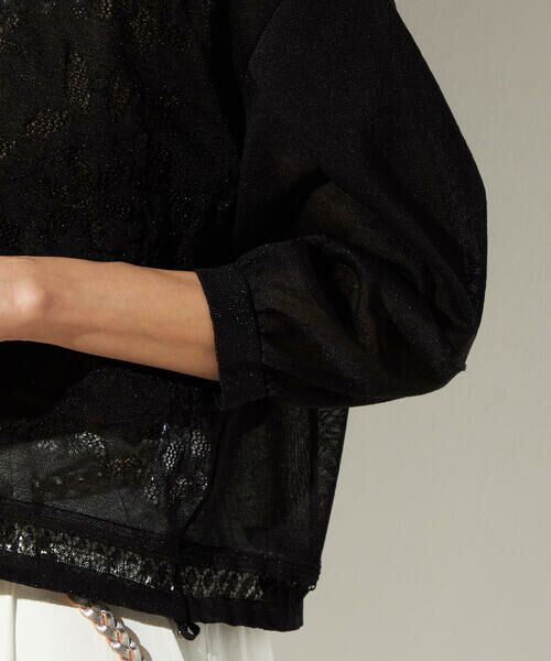 Precious Mild / プレシャスマイルド ブルゾン | コットンポリラメ レーシーブルゾン | 詳細14