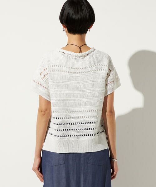 Precious Mild / プレシャスマイルド ニット・セーター | テープヤーンレーシーニットプルオーバー | 詳細8