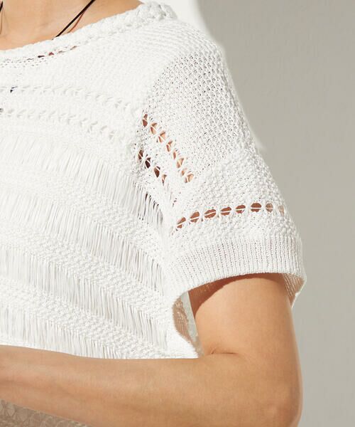 Precious Mild / プレシャスマイルド ニット・セーター | テープヤーンレーシーニットプルオーバー | 詳細10