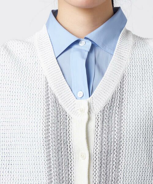 Precious Mild / プレシャスマイルド ニット・セーター | 〔 +サイズ 〕 ペーパーヤーン メッシュベスト | 詳細10