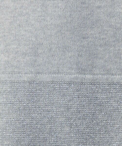 Precious Mild / プレシャスマイルド ニット・セーター | 〔 +サイズ 〕 ドライタッチコットン ラメ切り替えベスト | 詳細12