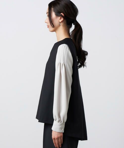 Precious Mild / プレシャスマイルド シャツ・ブラウス | 〔 +サイズ 〕 【セットアップ対応】2WAYストレッチ ジレセットアップ | 詳細10