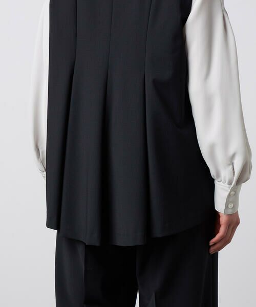 Precious Mild / プレシャスマイルド シャツ・ブラウス | 〔 +サイズ 〕 【セットアップ対応】2WAYストレッチ ジレセットアップ | 詳細16