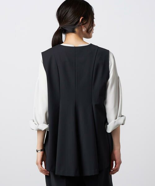 Precious Mild / プレシャスマイルド シャツ・ブラウス | 〔 +サイズ 〕 【セットアップ対応】2WAYストレッチ ジレセットアップ | 詳細8