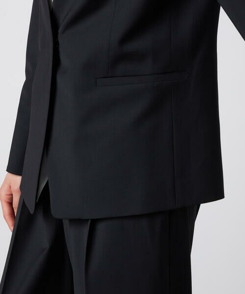 Precious Mild / プレシャスマイルド ノーカラージャケット | 〔 +サイズ 〕 【セットアップ対応】2WAYストレッチ カーディガンジャケット | 詳細13