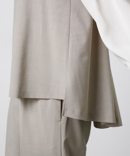 Precious Mild / プレシャスマイルド シャツ・ブラウス | 〔 +サイズ 〕 【セットアップ対応】2WAYストレッチ ジレセットアップ | 詳細12