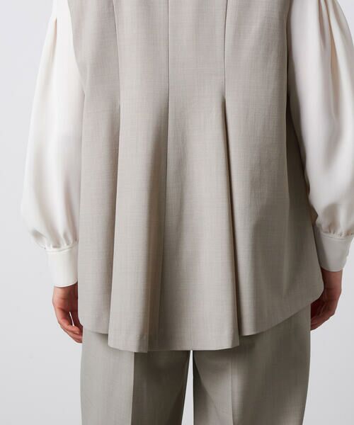 Precious Mild / プレシャスマイルド シャツ・ブラウス | 〔 +サイズ 〕 【セットアップ対応】2WAYストレッチ ジレセットアップ | 詳細13