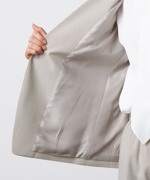 Precious Mild / プレシャスマイルド ノーカラージャケット | 〔 +サイズ 〕 【セットアップ対応】2WAYストレッチ カーディガンジャケット | 詳細16